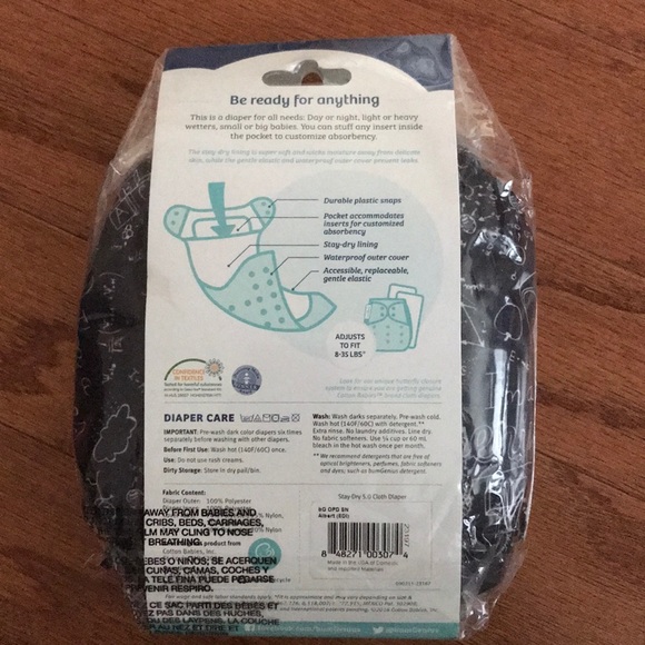 BumGenius Cloth Diaper BNIB Albert Print - Picture 3 of 3